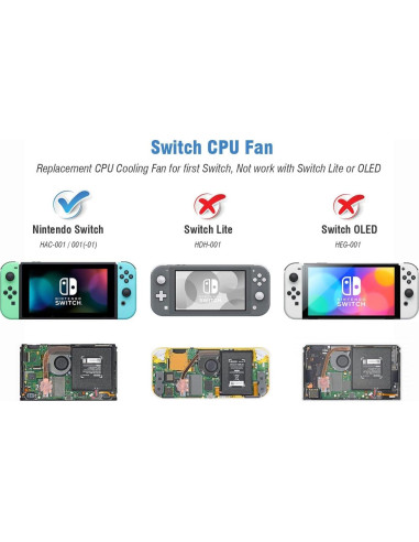 Ventilador de Enfriamiento ElecGear para Nintendo Switch