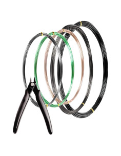 Kit de Alambre y Herramientas de Bonsai MoHern 164 Pies