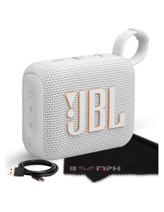 Altavoz Bluetooth JBL Go 4 Portátil Impermeable 0.19 kg Blanco