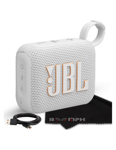 Altavoz Bluetooth JBL Go 4 Portátil Impermeable 0.19 kg Blanco
