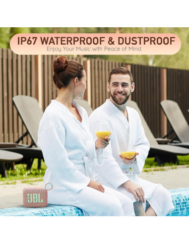 Altavoz Bluetooth JBL Go 4 Portátil Impermeable 0.19 kg Blanco