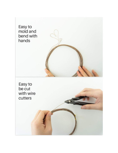 Kit de Alambre y Herramientas de Bonsai MoHern 164 Pies