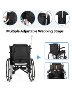 Mochila para Silla de Ruedas SAMDEW SD03601 con Aislamiento Térmico 2