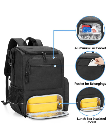 Mochila para Silla de Ruedas SAMDEW SD03601 con Aislamiento Térmico