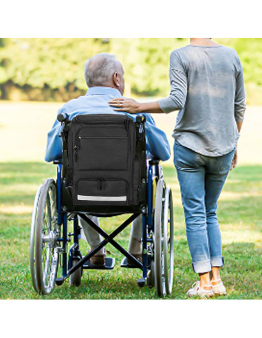 Mochila para Silla de Ruedas SAMDEW SD03601 con Aislamiento Térmico