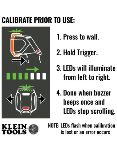 Buscador de Estudio Electrónico Klein Tools ESF150LL con Lásers