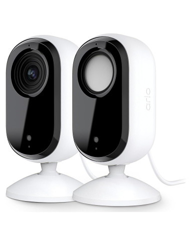 Cámara Arlo Esencial 2K Interior | 2 Cámaras | Audio Bidireccional