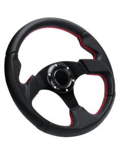 Volante de Carreras YEHICY 320mm Cuero PVC Estilo Drift 2