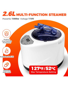 Sauna de Vapor Portátil Sidasu C01SNF1RBXK0005 2.6L 1000W 2