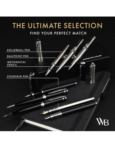 Lápiz Mecánico Wordsworth y Black Oro 0.7mm - Lujo