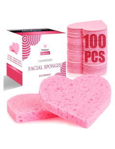 Esponjas Faciales Comprimidas Miaform - 100 Unidades Naturales