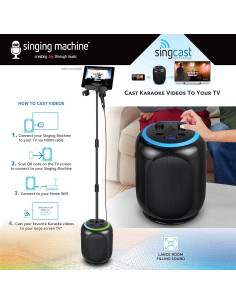Máquina de Karaoke Singing Machine SMC2035 35W Bluetooth 2