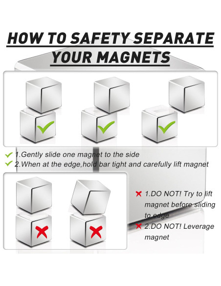 Imán de Neodimio MIKEDE 25x25x25mm Super Fuerte