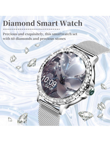 Reloj Inteligente Fitoncloud F19 para Mujeres 1.3" HD Salud