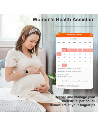 Reloj Inteligente Fitoncloud F19 para Mujeres 1.3" HD Salud
