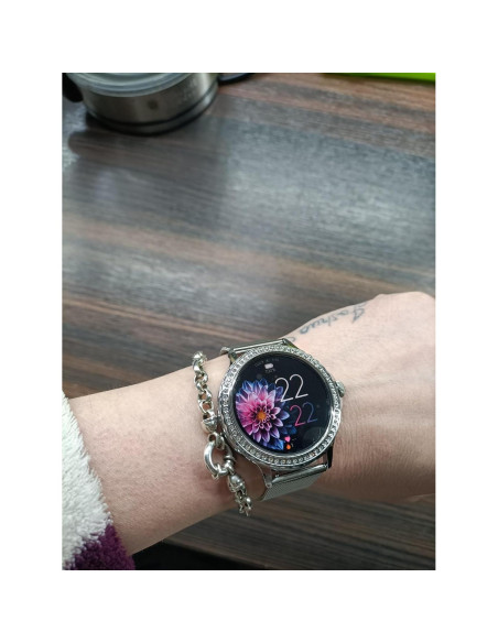 Reloj Inteligente Fitoncloud F19 para Mujeres 1.3" HD Salud