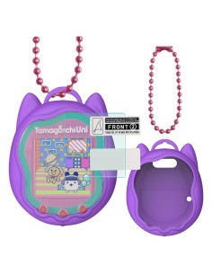 Funda de Silicona XEGIMOR para Tamagotchi Uni Púrpura