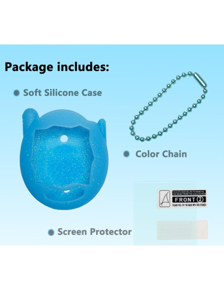 Funda Silicona JCHPINE y Protector Pantalla Tamagotchi