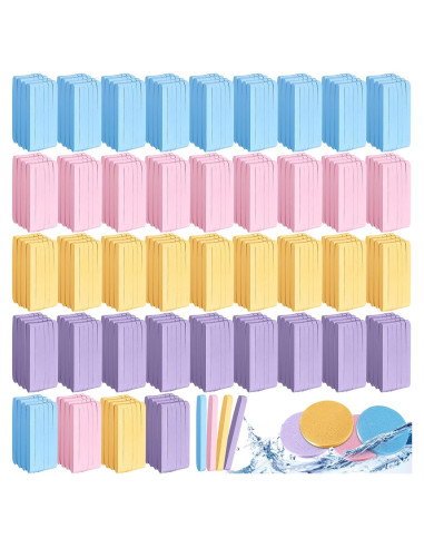 Esponjas Faciales Comprimidas Gerrii 960 Pcs PVA 8.4 cm