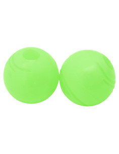 Pelotas de Fetch Brillantes Chew King - Paquete de 2, 6.35 cm
