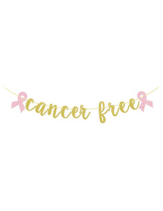 Banner Brillante SparkDot Libre de Cáncer 1.16m Decoración