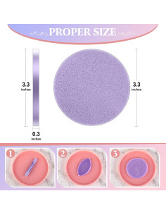 Esponjas Faciales Comprimidas Gerrii 960 Pcs PVA 8.4 cm 2