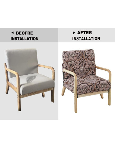 Funda de Silla Deisy Dee Moderna 1.6 oz Algodón Antideslizante