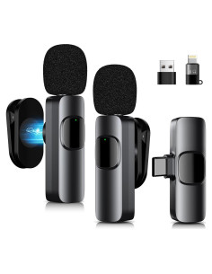 Micrófono Lavalier Inalámbrico Buysent K1 Mini con Cancelación de Ruido