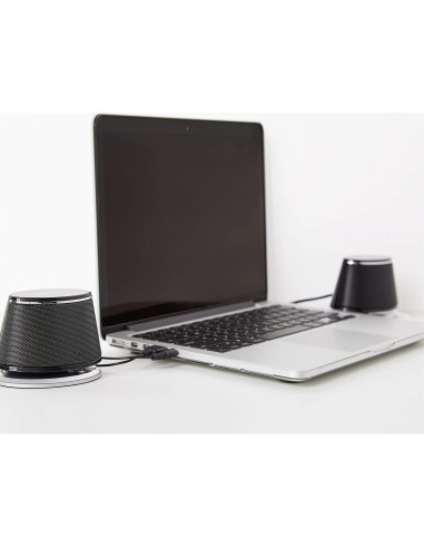 Altavoces Estéreo 2.0 Amazon Basics para PC USB Negro