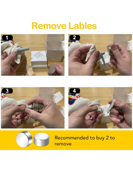 Imán de Neodimio DIYMAG 40x20mm 2 Piezas Alta Potencia