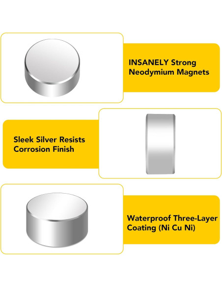 Imán de Neodimio DIYMAG 40x20mm 2 Piezas Alta Potencia