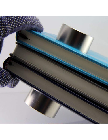 Imán de Neodimio DIYMAG 40x20mm 2 Piezas Alta Potencia