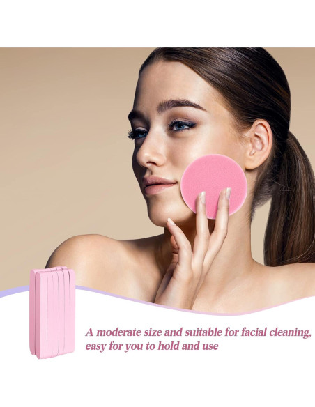 Esponjas Faciales Comprimidas Gerrii 960 Pcs PVA 8.4 cm