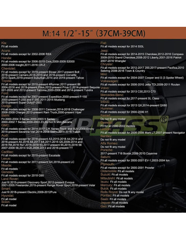 Funda de Volante Beige CAR PASS 14.5-15" Antideslizante