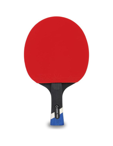 Pala de Ping Pong KINGFEEL LS01 Fibra Carbono 2.0mm Roja