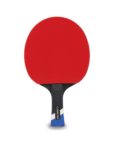Pala de Ping Pong KINGFEEL LS01 Fibra Carbono 2.0mm Roja
