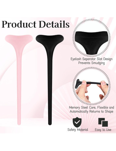 2 Protectores de Silicona Yolev para Aplicador de Pestañas