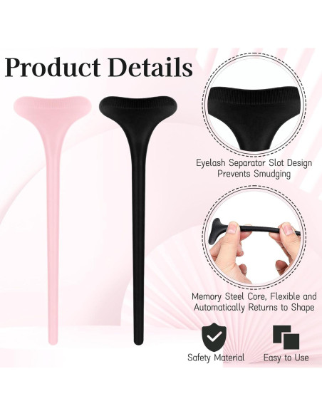 2 Protectores de Silicona Yolev para Aplicador de Pestañas