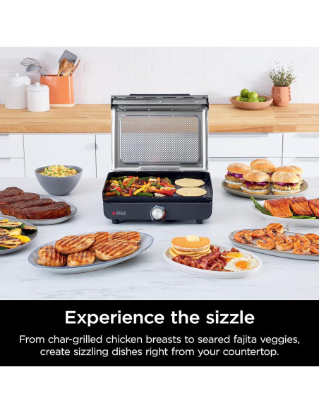 Parrilla y Plancha Ninja Sizzle 14" Antiadherente 260C