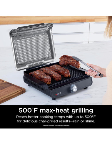 Parrilla y Plancha Ninja Sizzle 14" Antiadherente 260C