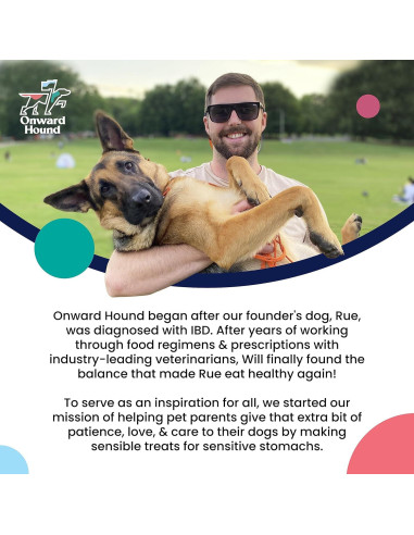 Cuerno de Alce Natural Onward Hound Mediano 15-35 lb