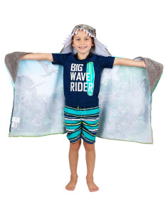 Toalla con Capucha Jurassic World Franco 61x127 cm Algodón 2