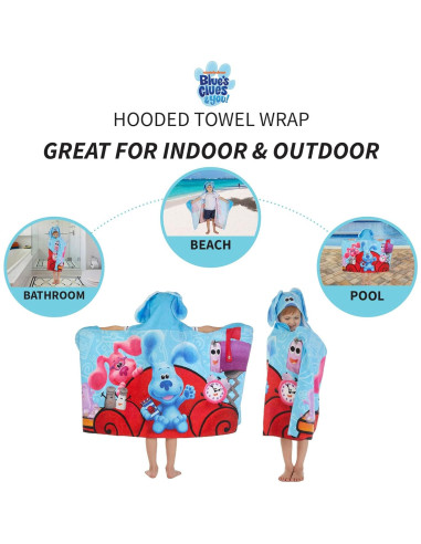 Toalla con Capucha de Algodón Terry Franco Kids 61x127 cm