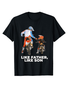 Camiseta de Motocross Moto Boss para Niños - Negro - Pequeño