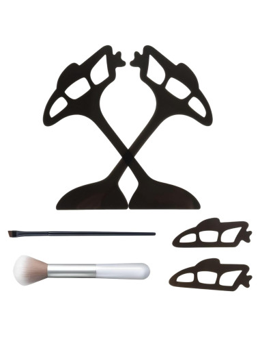 Plantillas Reutilizables de Sombra de Ojos Poslody - 6 Piezas