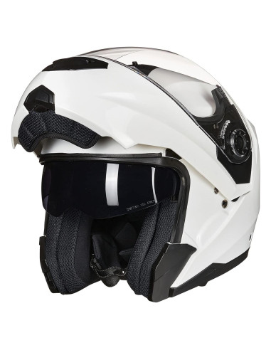 Casco de Moto ILM DP998 Modular Doble Visor Ventilado Mediano