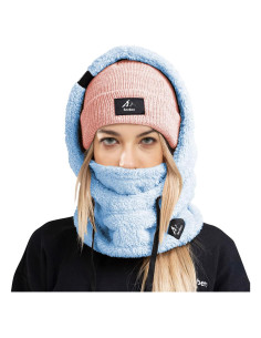 Balaclava Senllen de Forro Polar Térmica Unisex Azul Hielo
