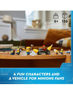 LEGO Mi Villano Favorito 4 Minions y Coche de Plátano 75580 2