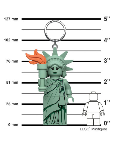 Luz de Llavero Lego Estatua de la Libertad 8.89 CM KE158