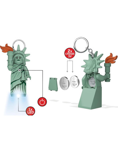 Luz de Llavero Lego Estatua de la Libertad 8.89 CM KE158